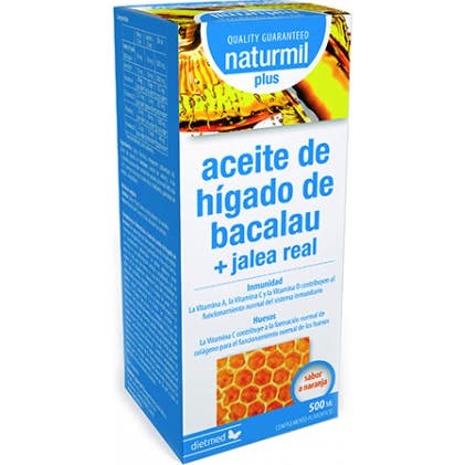 Dietmed Aceite Hígado de Bacalao Jalea Real Plus 500 ml