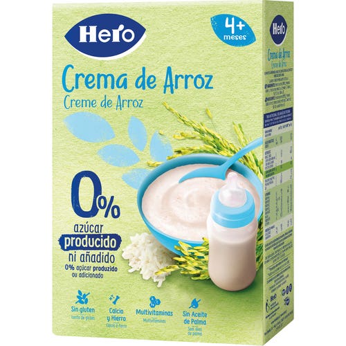 Hero Crema de Arroz sin Gluten Bio 220 g