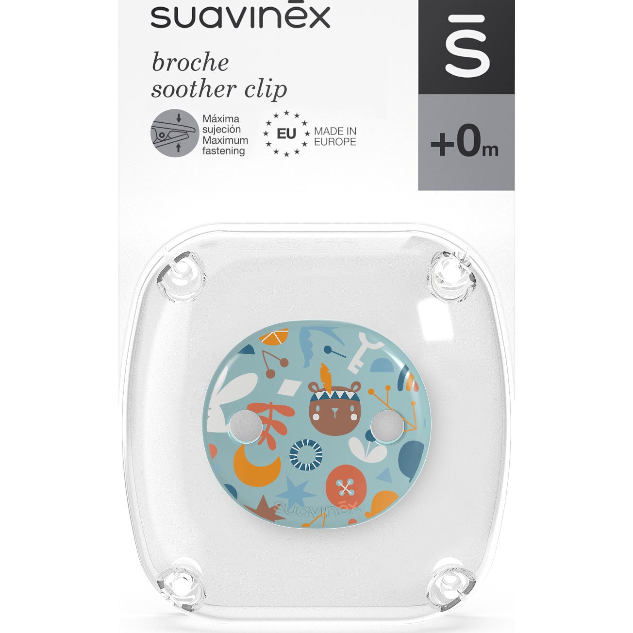 Suavinex Sujetachupetes Prints 1ud