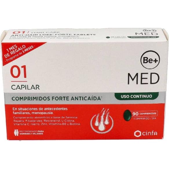 Be+ Capilar Uso Continuo Forte Comprimidos 90comp