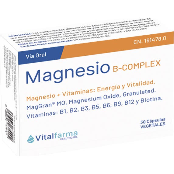 Vitalfarma Magnesio B Complex 30cáps