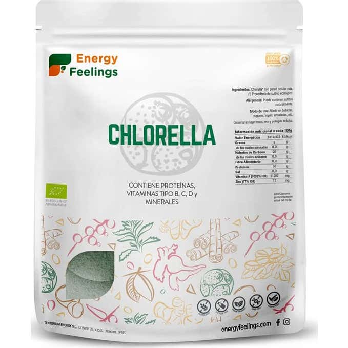 Energy Feelings Chlorella Polvo Bio 1 Kg
