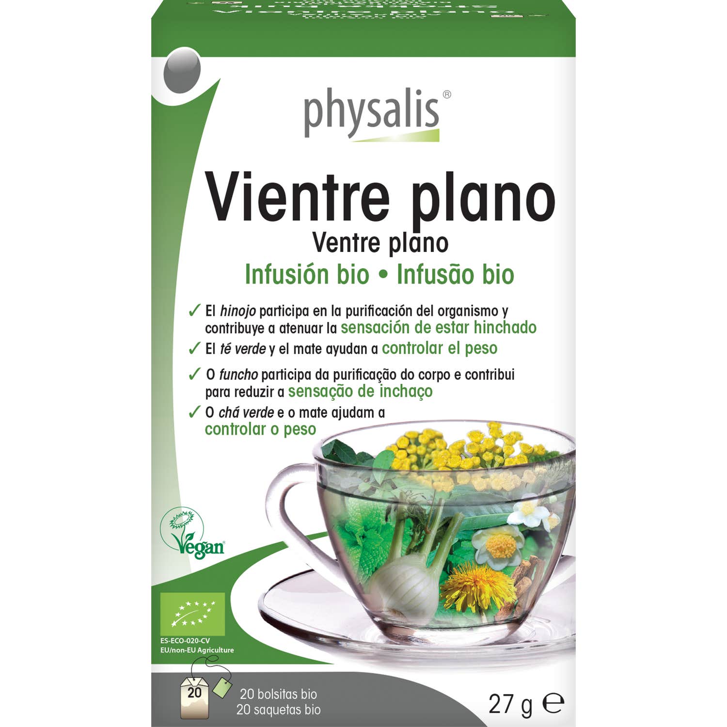 Physalis Vientre Plano Bio 45caps