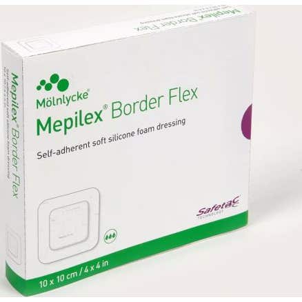 Mepilex Border Flex Apósito 10x10cm 5uds