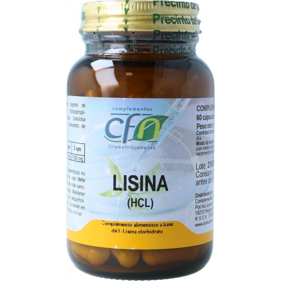 Cfn Lisina 500mg 60caps