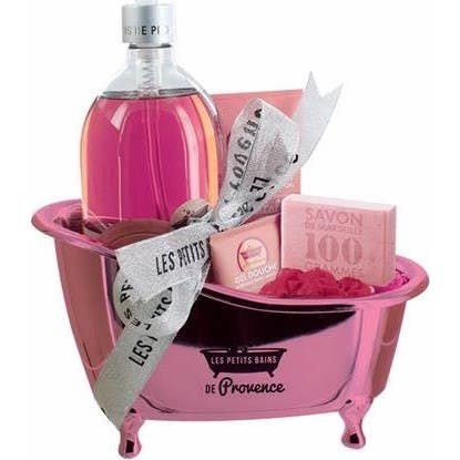 Petit Bain Prov Fleur Dch Rose