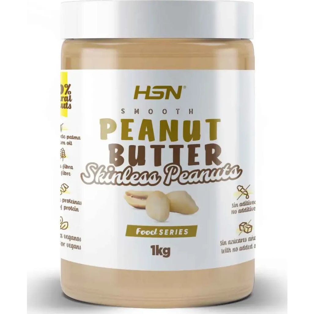 HSN Crema Suave de Cacahuetes Pelados 1000 g | Natural Doctor