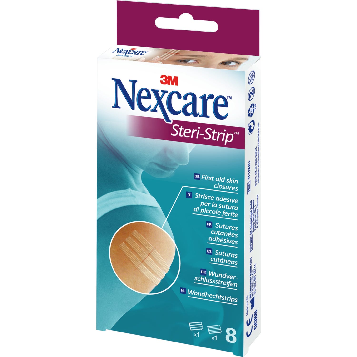 Nexcare® Steri Strip sutura cutánea estéril surtido 8uds