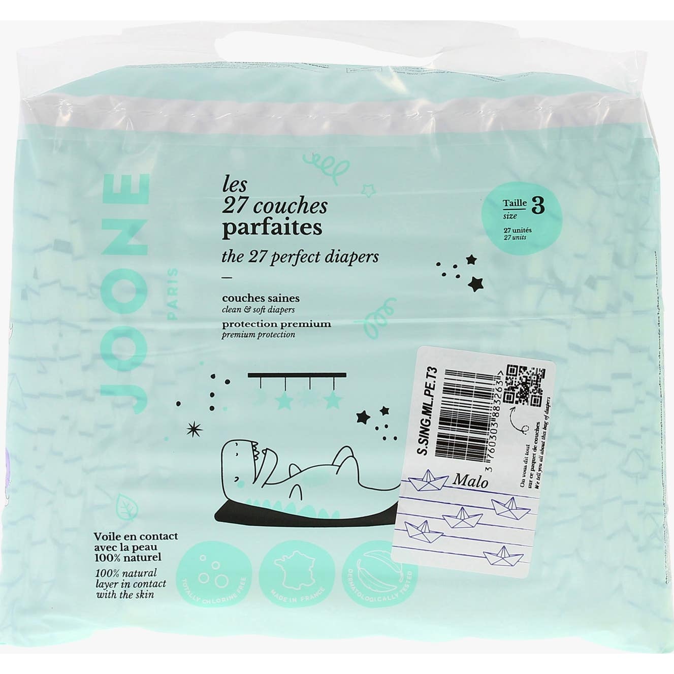 Joone Les Couches Parfaites Talla 3 4-8kg Malo 27uds