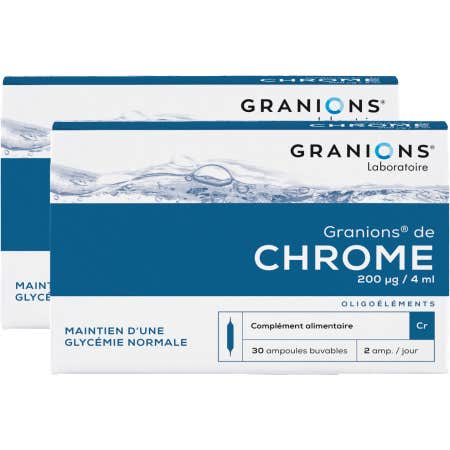 Granions Chrome set de 2 x 30 ampollas