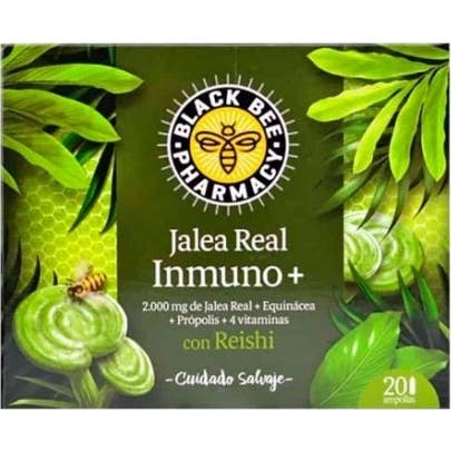 Black Bee Pharmacy Jalea Real Inmuno+ con Reishi 20amp
