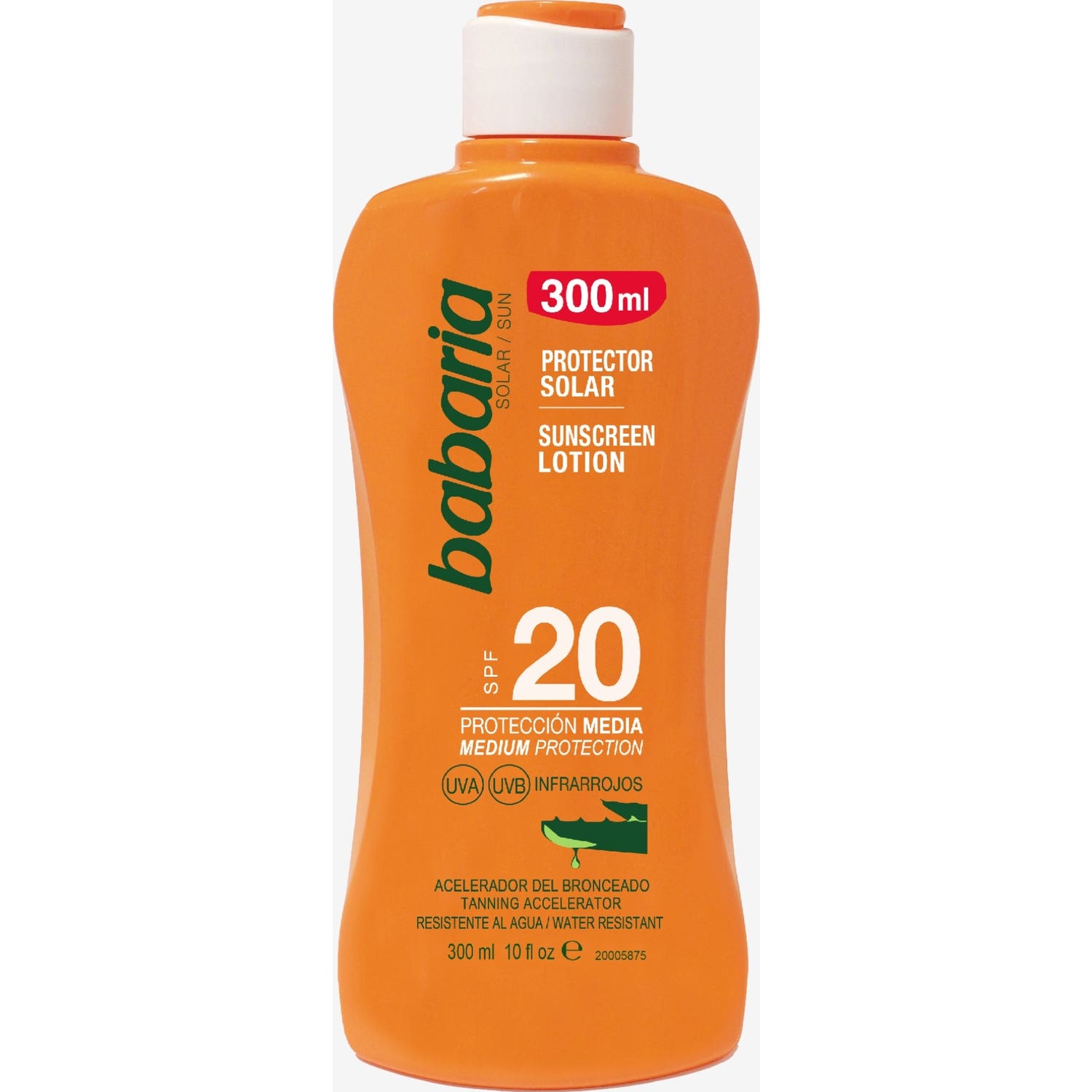 Babaria Protector Solar Spf20 200ml