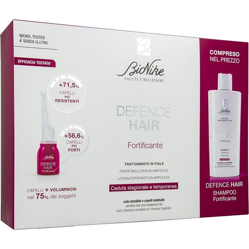 Bionike Set Defense Hair Bipack Ridens + Champú