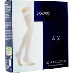Sigvaris 2 AT2 Media PA Blanca N2 1 Par