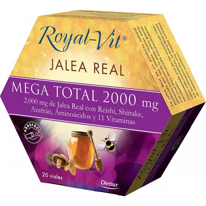 Royal-Vit Jalea Real Mega Total 2000mg 20 viales