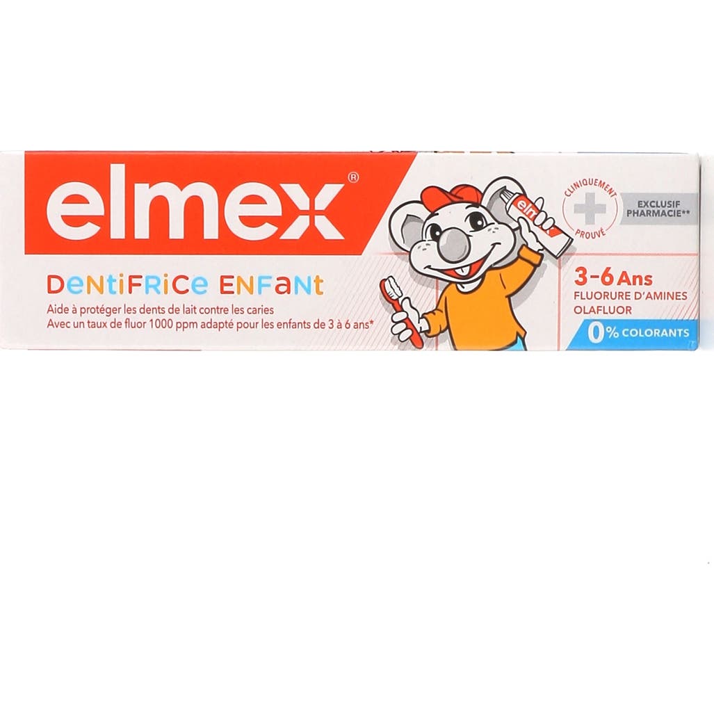 Elmex Dentífrico Anticaries para bebés de 3 a 6 años 50ml