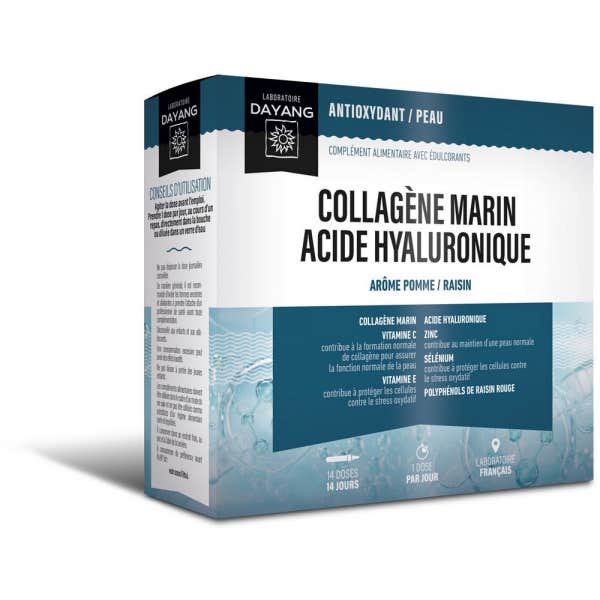 Dayang Colágeno Marino 2500mg Ácido Hialurónico 14uds
