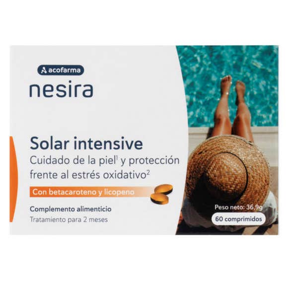 Acofarma Nesira Solar Intensive 60 Comprimidos 60 Ct - Imagen 2