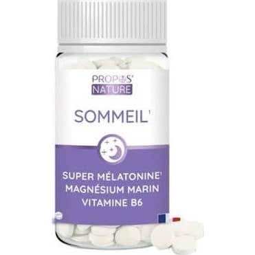 Propos Nature Propos'nature Melatonina Magnesio Vitamina B6 60 Comprimidos - Imagen 3