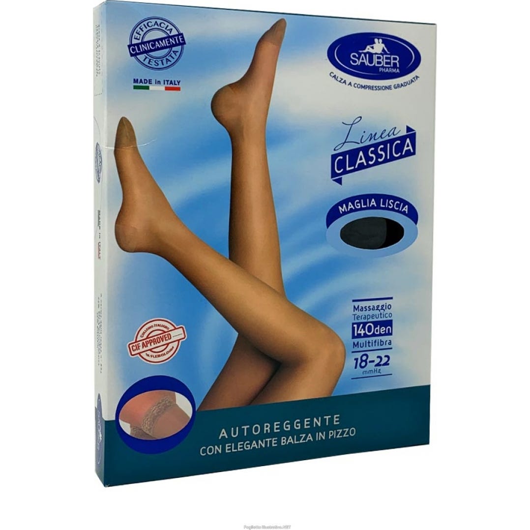 Sauber Classic 140den Pantimedia Negro Talla 2 1ud