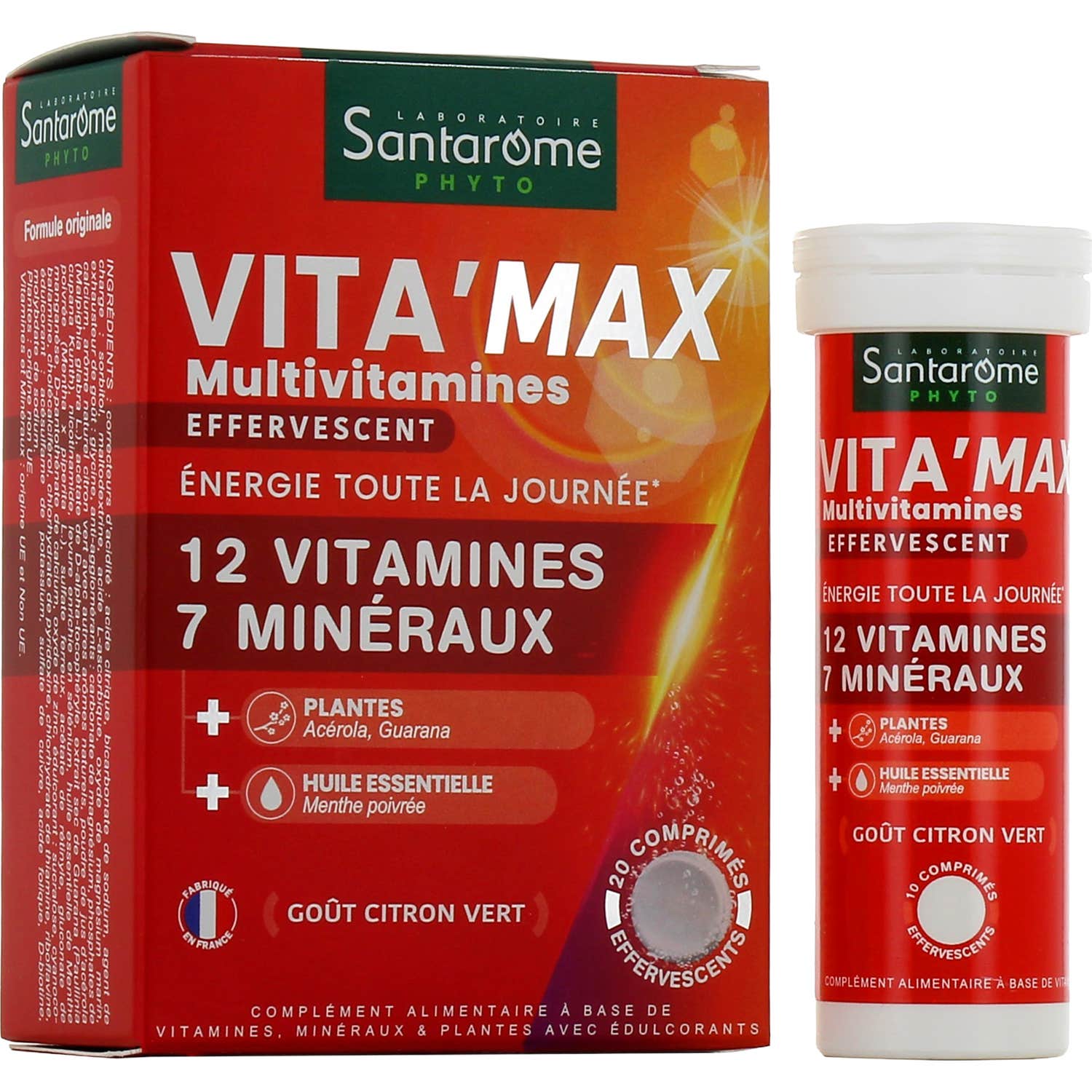 'Santarome Phyto Vita''Max Multivitaminas Sabor Limón 20comp'