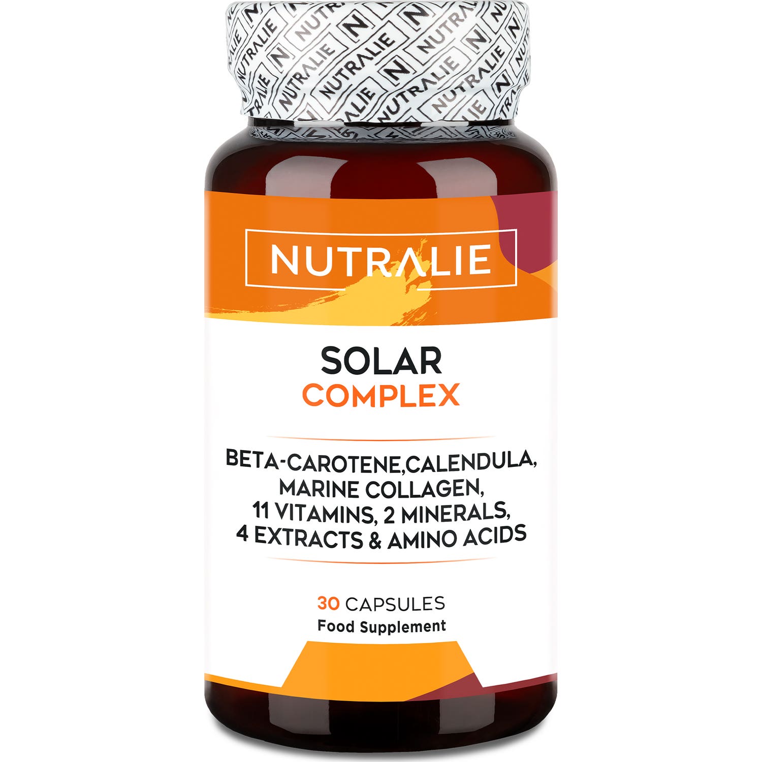 Nutralie Solar Complex con Colágeno Bronceador y Protector 30caps