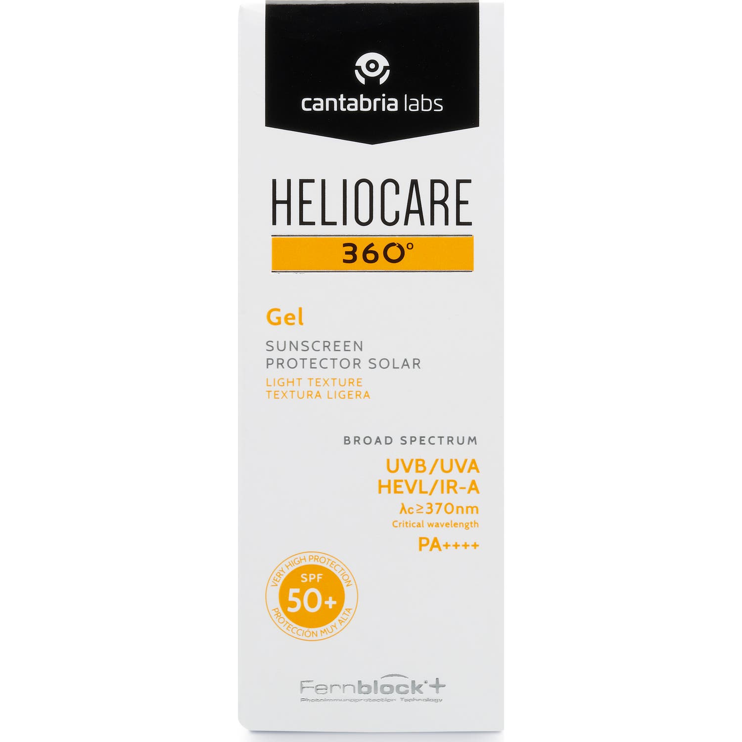 Heliocare 360º Gel Protector Solar Textura Ligera SPF50+ 50ml