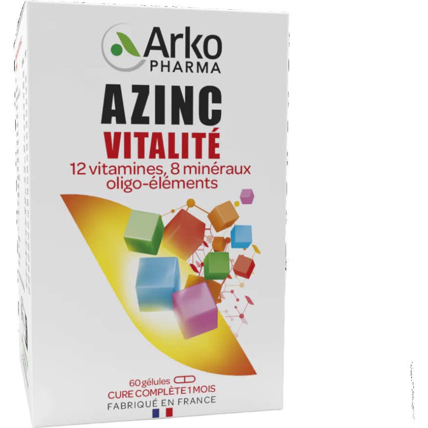 Arkopharma Azinc Vitalité 60 Gélules