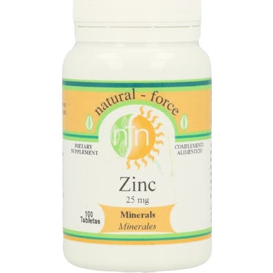 Nutri-Force Zinc 100 Comprimidos De 25Mg - Imagen 2