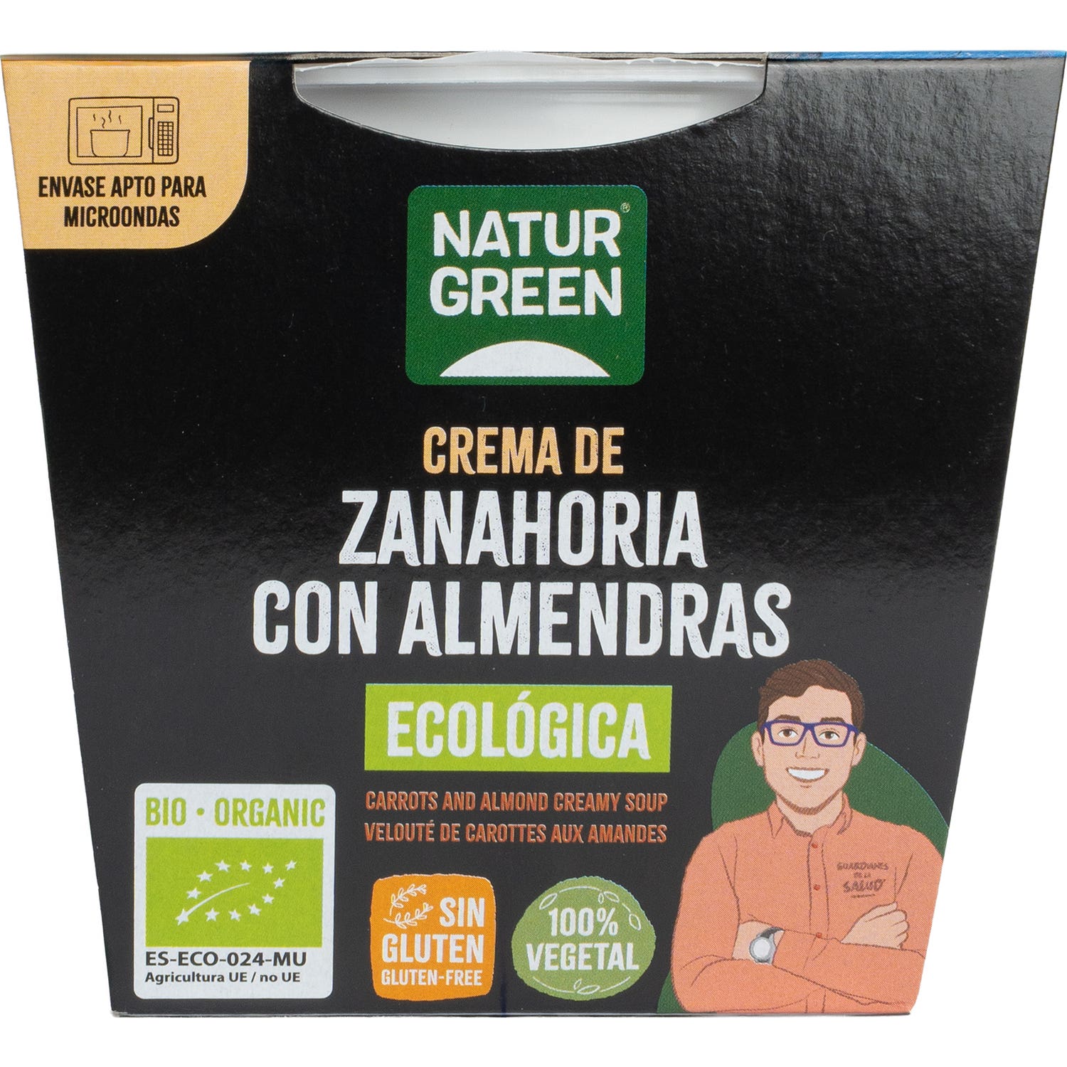 Naturgreen Crema Ecológica De Zanahoria Y Almendras 310 G