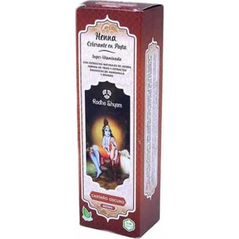 Radhe Shyam Henna Pasta Castaño Oscuro