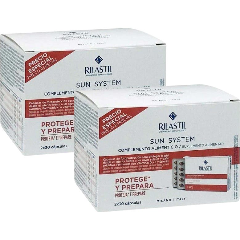 Rilastil Sun System Protección Solar Oral 4x30 caps