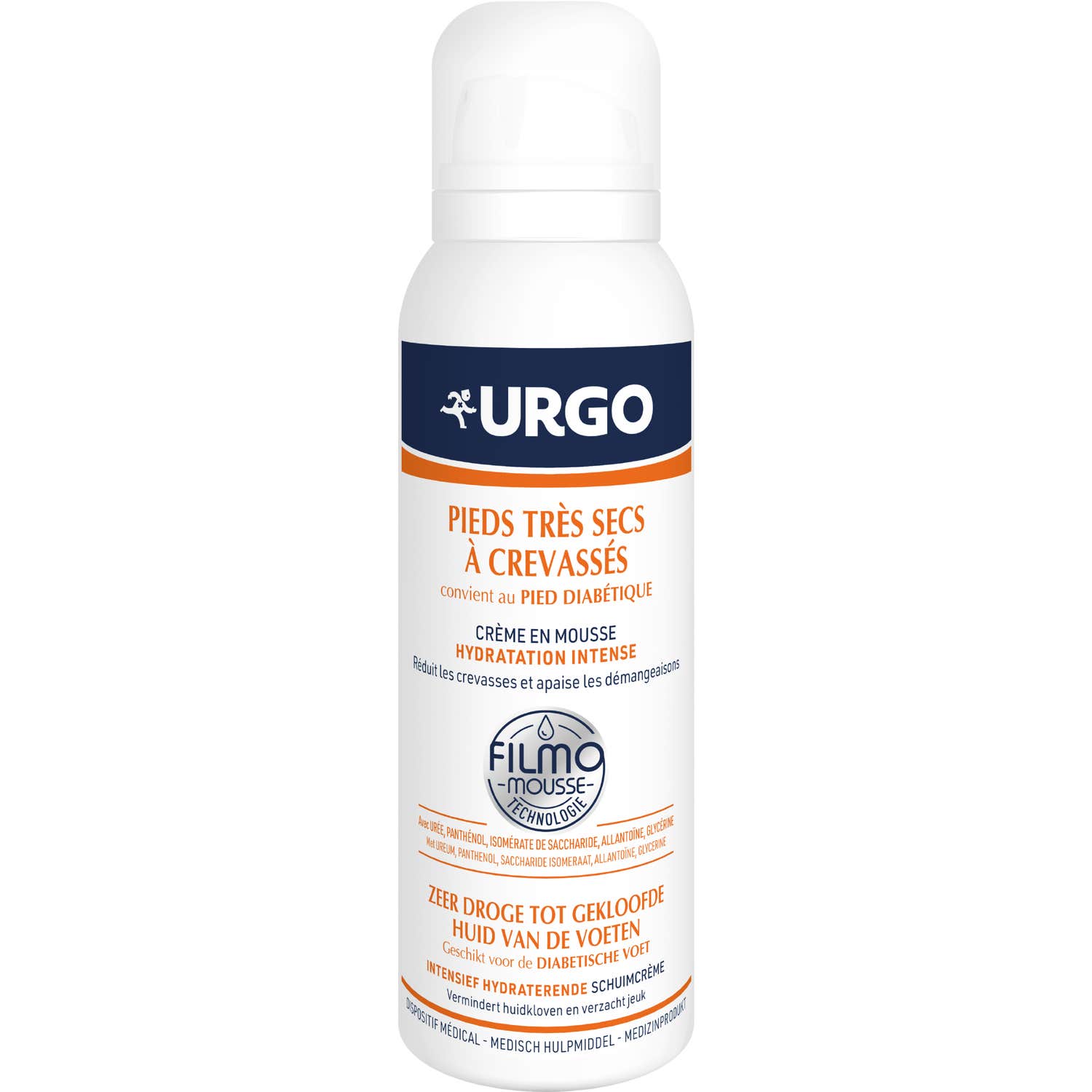 Urgo Crème En Mousse Pieds Très Secs À Crevassés 125 ml