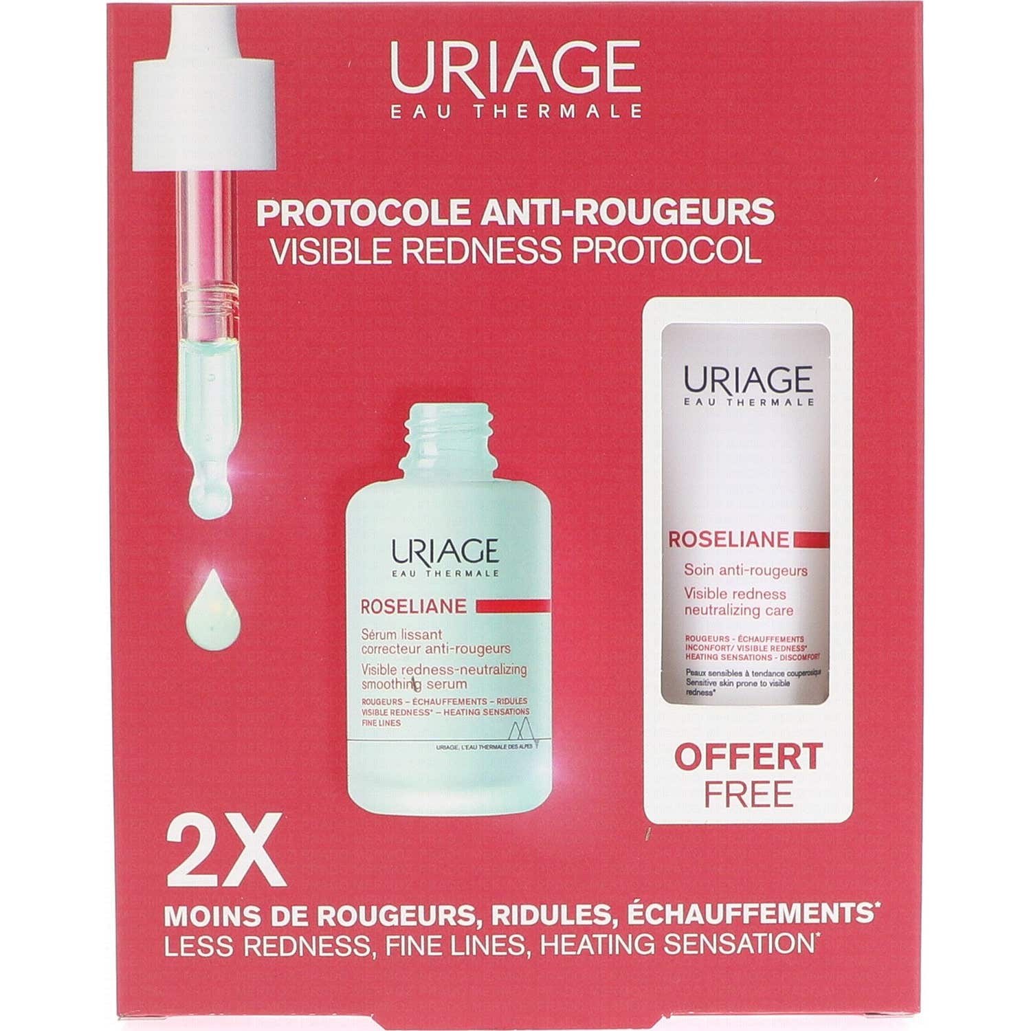 Uriage Pack Roseliane Sérum facial 30 ml + Roseliane Crema facial 15 ml