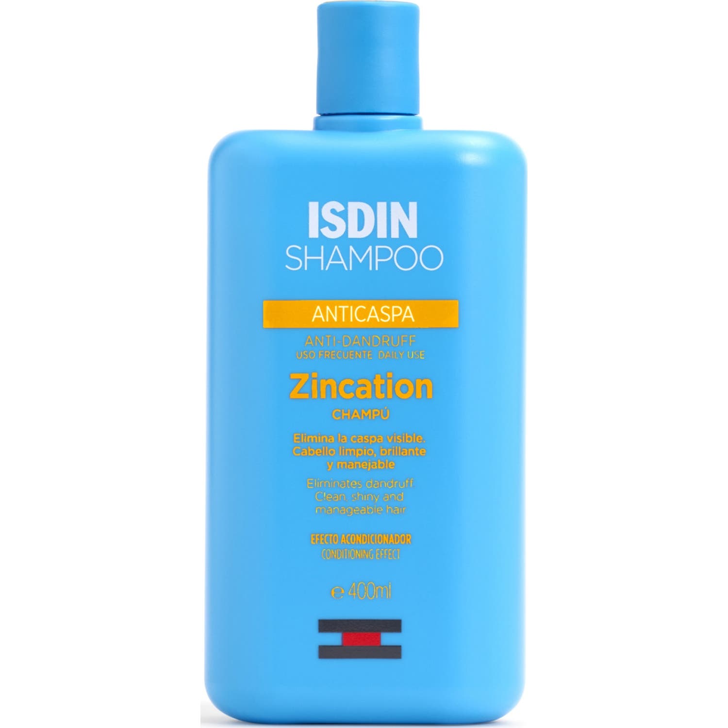 ISDIN Shampoo Zincation Champú Anticaspa 400ml