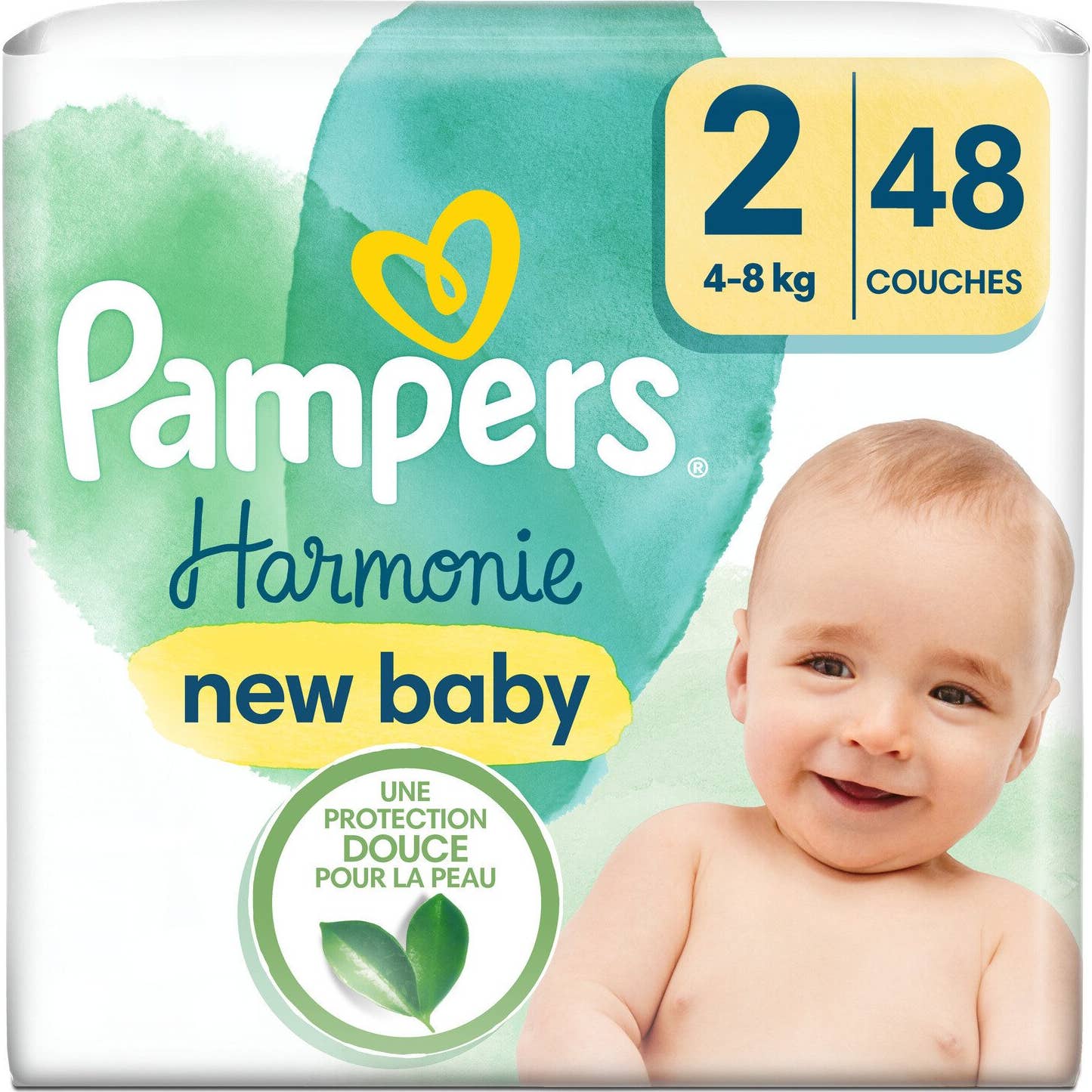 Pampers Pañales Harmonie T2 4-8kg 48uds