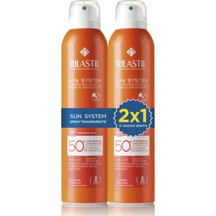 Rilastil Sunlaude Spray Transparente SPF50+ 200 ml + 2x200 ml