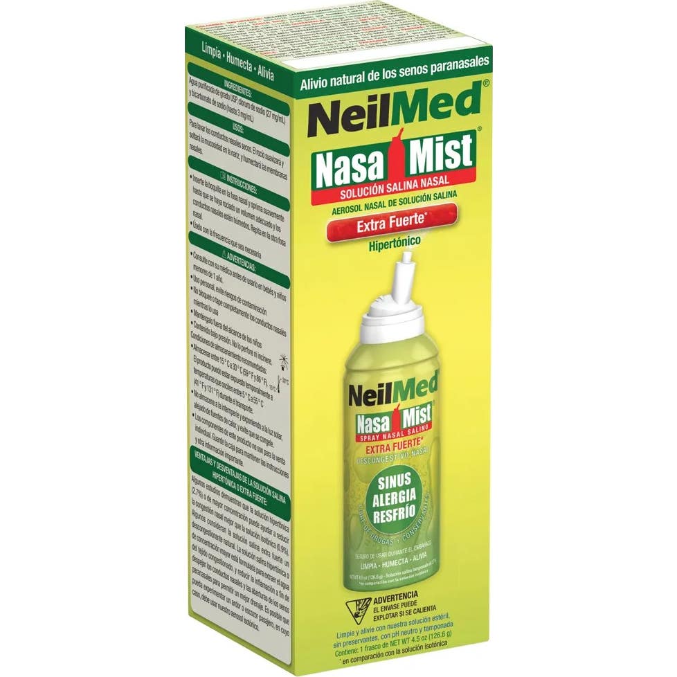 NeilMed NasaMist Hipertónico Spray Nasal Salino 125ml