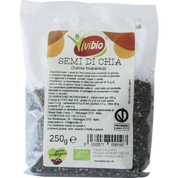 Vivibio Semillas De Chía 250 G - Imagen 2