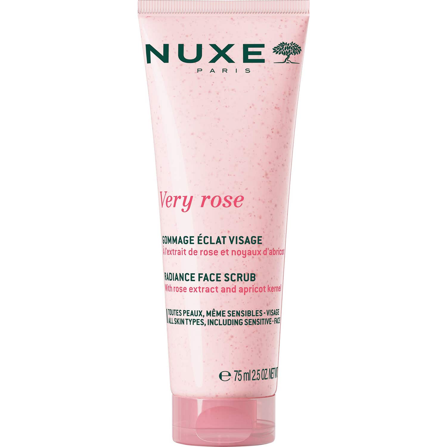 Nuxe Very Rose Gel Exfoliante Facial Luminosidad 75ml