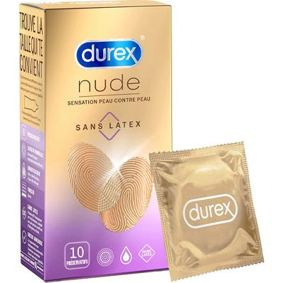 Durex Nude Sin Látex 10uds