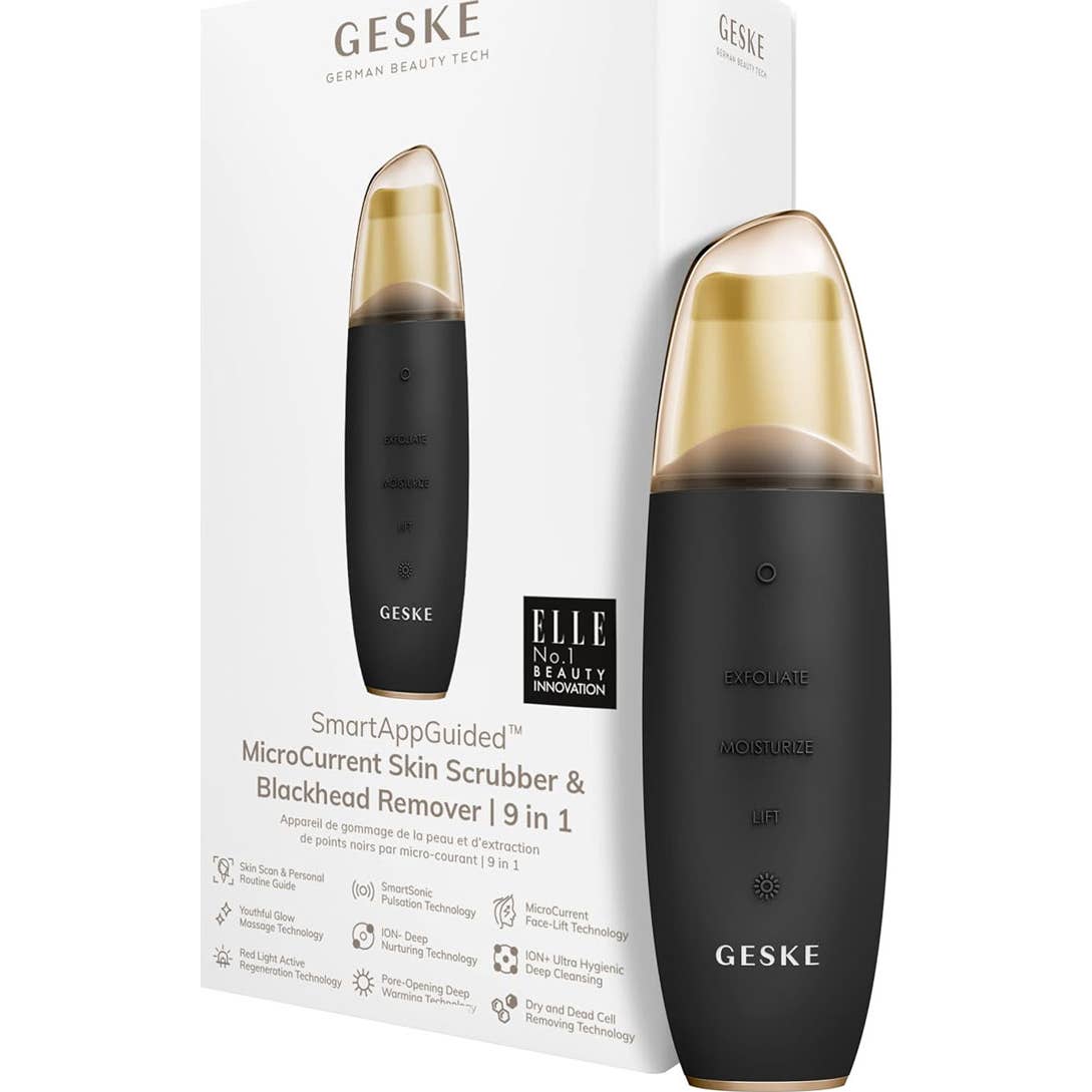Geske MicroCurrent Scrubber & Blackhead Remover Black Gold 1ud