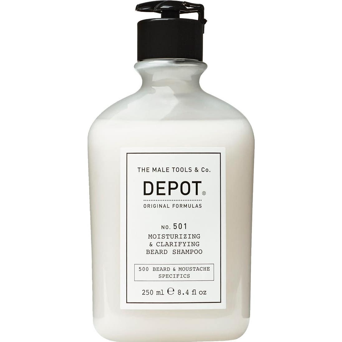 Depot Nº 501 Moisturizing & Clarifying Beard Shampoo 250ml