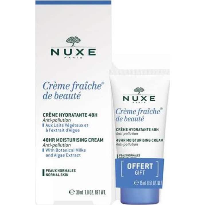 Nuxe Crème Fraîche de Beauté Crema Repulpante Hidratante 48h 30ml + 3 en 1 15ml