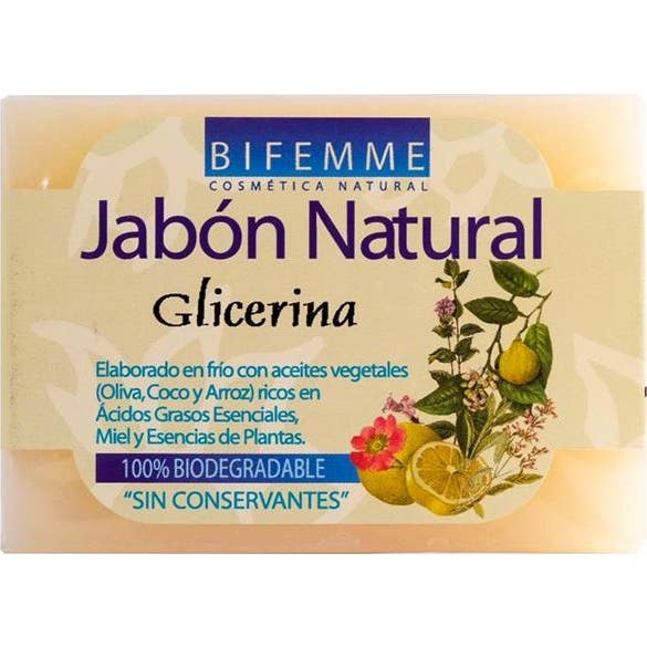 Bifemme Oliva/Clara 10 X Jabón De Glicerina 100 Gr - Imagen 3