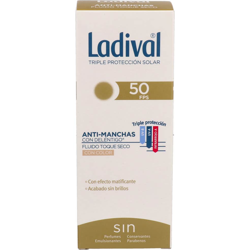 Ladival Fluido Anti-Manchas con color FPS50+ 50ml