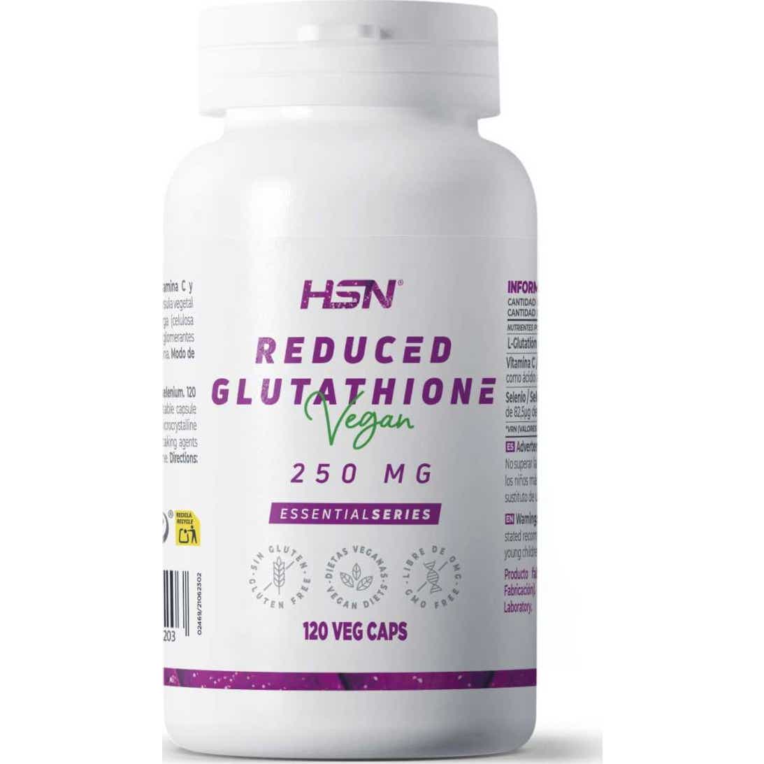 HSN Glutatión Reducido 250mg 120vcaps