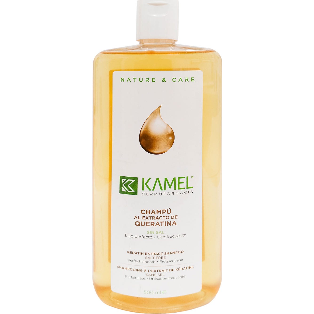 Kamel® Champu Extracto de Queratina Sin Sal 500ml