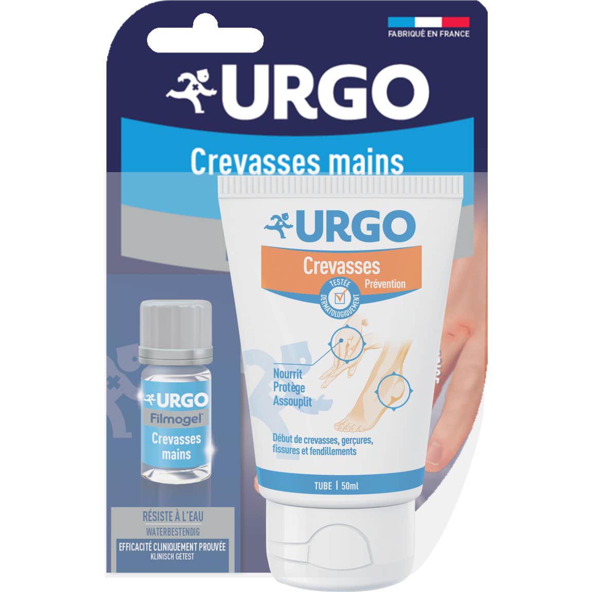 Urgo Pack Grietas FilmoGel 3 25 ml + Crema 50 ml