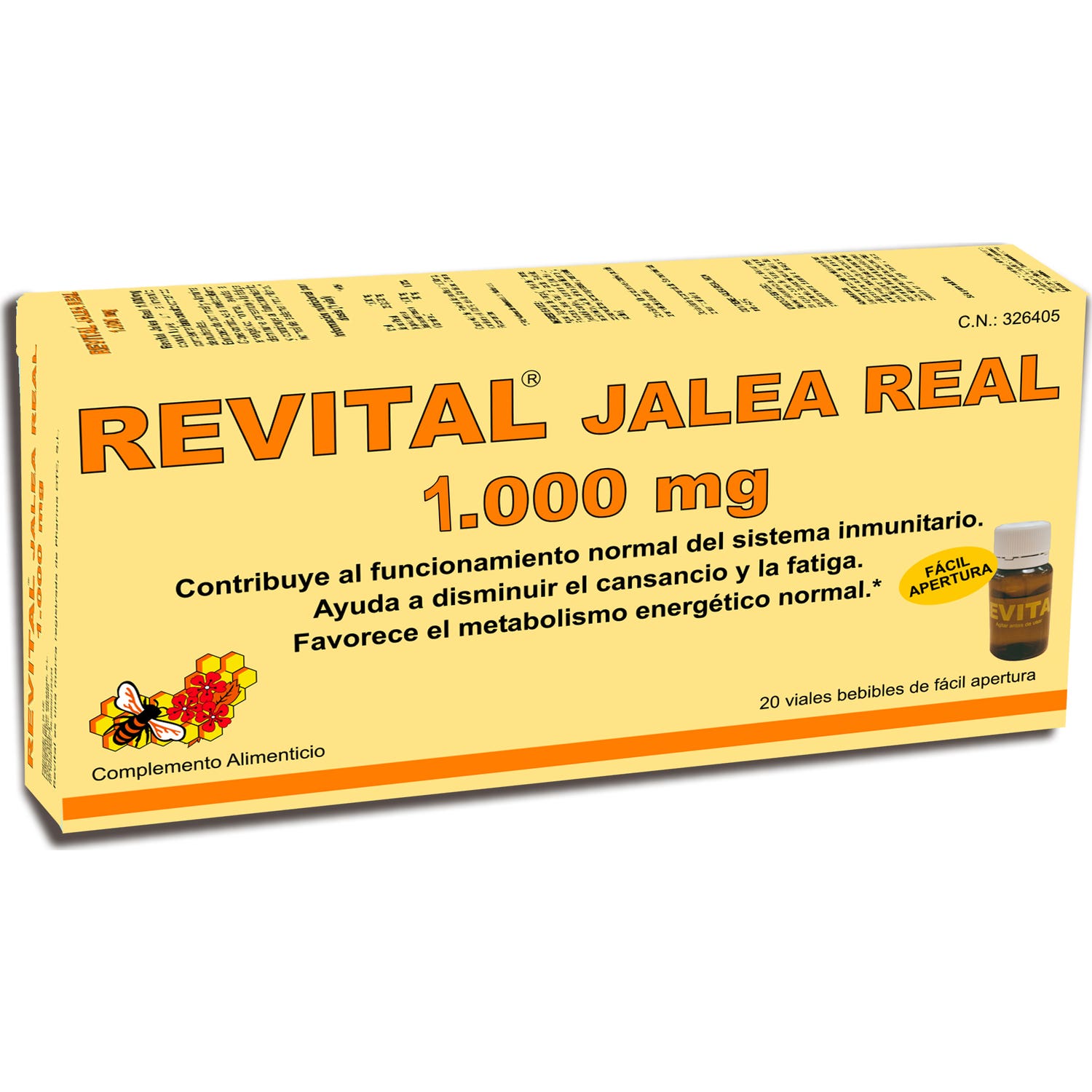 Revital Jalea Real 1.000mg 20 viales